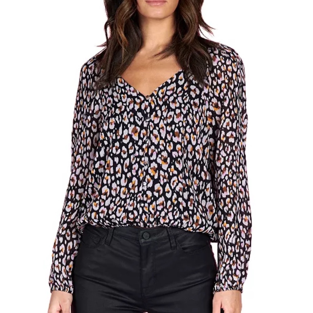 Sanctuary Meadow Leopard Blouse